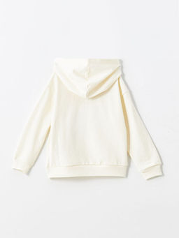 Kap??onlu Stitch Bask?l? K?z ?ocuk Sweatshirt ve Tayt - Waikiki фото 3