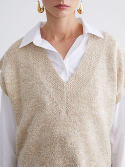 V Yaka Kad?n Triko S?veter