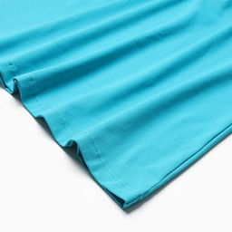 Платье женское миди трикотажное MINAKU: Basic line, голубое, размер 42