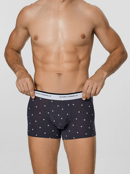 Трусы боксеры мужские серые в наборе, 2 шт