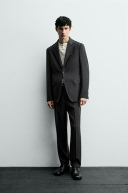 100% WOOL SUIT BLAZER