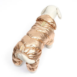 Комбинезон Блеск, размер S (ДС 24 см, ОГ 34, ОШ 23 см, до 5 кг), золотой - Simaland фото 3