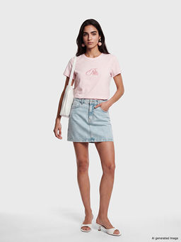 Regular Fit Mini Jean Etek