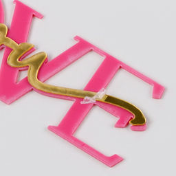 Топпер Люблю тебя, цвет фуксия - Страна карнавалия фото 12