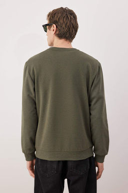 Siyah Regular/Normal Kesim Bisiklet Yaka Kal?n/Ici Sardonlu Sweatshirt TMNAW26SW00018 - Trendyolmilla фото 15