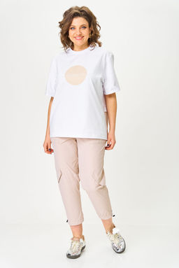 Костюм Michel Chic 1414 белый, бежевый