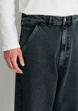 Bern MV91 Street Puslu Vintage Antrasit Jean Pantolon - Mavi фото 9