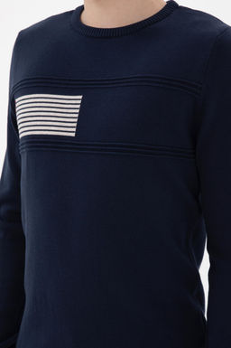 Мужской темно-синий свитер - U.s. polo assn фото 7