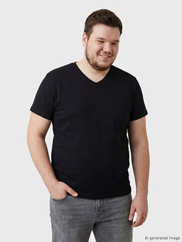 V Yaka Erkek Ti??rt