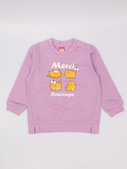 CRB wear / CSBG 90291-45-434 Комплект для девочки (толстовка, брюки),сиреневый/Ex.Cherubino фото 2