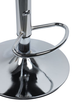 Комплект барных стульев «Клик Мебель», с подъёмным механизмом, с прострочкой, искусственная кожа, цвет чёрный, 2 шт.