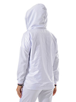 Толстовка из футера комбинированного с принтованной плащевой тканью - А+б коллекция фото 115