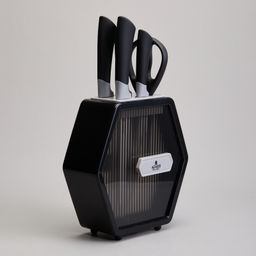 НАБОР НОЖЕЙ AGNESS НА ПЛАСТИКОВОЙ ПОДСТАВКЕ, 7 ПРЕДМЕТОВ  фото 4