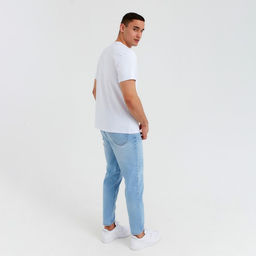 Футболка мужская MINAKU: Basic line MAN, размер 50, белая