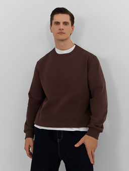 Свитшот мужской коричневый - Mark formelle фото 6