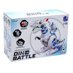 Робот динозавр. Тираннозавр, интерактивный: стреляющий, световые и звуковые эффекты - IQ BOT фото 6