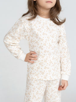 Пижама детская молочнаяжирафы