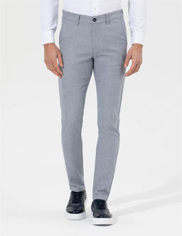 Lacivert Slim Fit Beli Lastikli Kanvas Pantolon - Pierre cardin фото 4