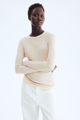 Top en punto de algod?n pima - H&m фото 7