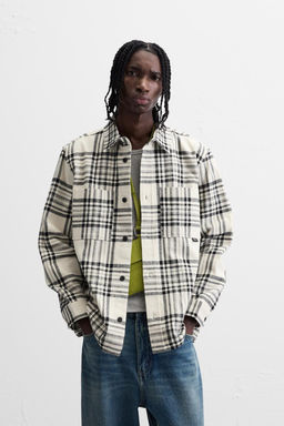 CHECKED FLANNEL SHIRT - Zara фото 19