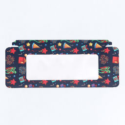 Цена за 5 шт. Коробка для шоколада новогодняя «Подарки», 17×8×1.4 см