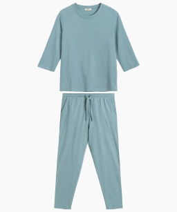 ATLANTIC NLP-483E Пижама женская Bow лазурно-серый  фото 6