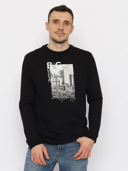 CRB wear/CWMM 60320-22 Джемпер мужской,черный/Ex.Cherubino  фото 3