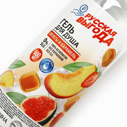 Цена за 2 шт. Гель для душа РУССКАЯ ВЫГОДА, 500 мл, аромат фруктов и карамели