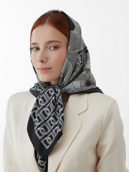 Большой, мягкий, тонкий и очень нежный платок с рисунком - Tantino фото 9