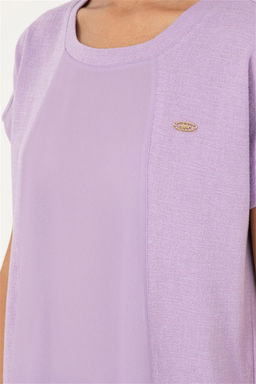 U. S. Polo Assn / Женская сиреневая футболка - U.s. polo assn фото 7