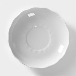 Чайная пара Добрушский завод «Бельё», 2 предмета: чашка 250 мл, блюдце 15 см, фарфор, белая