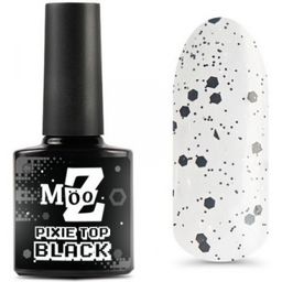 Pixie Top MOOZ Black глянцевый топ без л/с