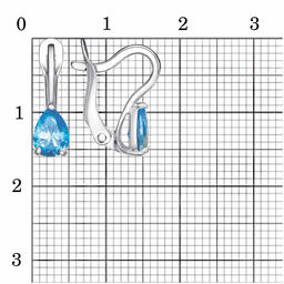 СЕРЬГИ 34814950ПлАк - Красная пресня фото 2