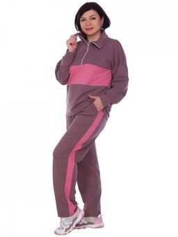 К0886 Костюм женский футер-лайкра оливковый - АстраТекстиль фото 2