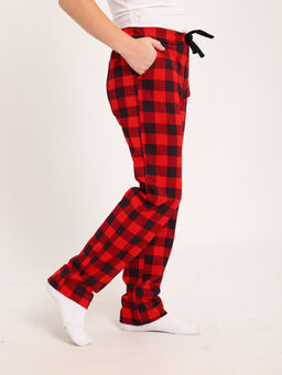 Брюки Матвей красная клетка