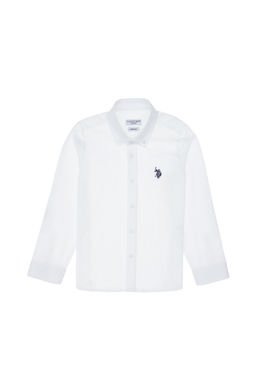 Erkek _ocuk Beyaz Uzun Kollu Basic G_mlek Sepette S_rpriz _ndirim - U.s. polo assn фото 2