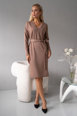 Платье Open Style 5876 коричневый