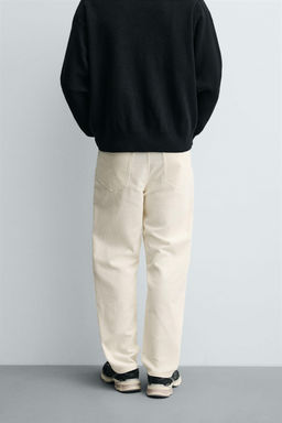 REGULAR FIT CORDUROY TROUSERS - Zara фото 3