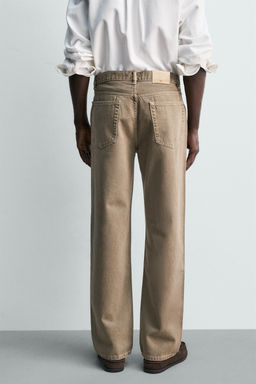 JEANS STRAIGHT FIT / Marr?n / Topo - Zara фото 3