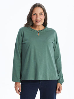 Bisiklet Yaka Kad?n Bluz