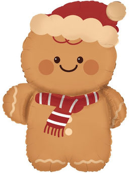 Воздушный шар фольгированный 29" «Пряничный человечек»