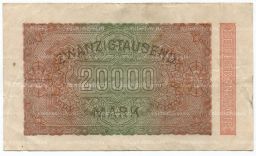 20000 марок 1923 года Германия