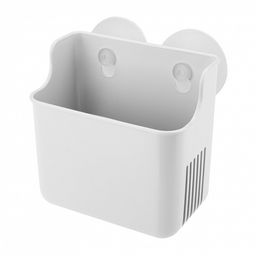 ДЕРЖАТЕЛЬ ПОДВЕСНОЙ НА ПРИСОСАХ HELPER, 127х90х124 ММ (Белый) - Econova фото 3
