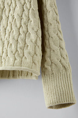 CABLE-KNIT CHENILLE SWEATER - Zara фото 13