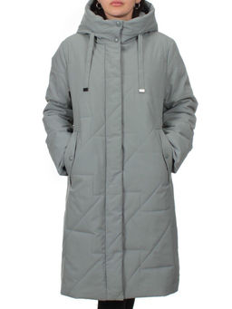 1132 GRAY Пальто зимнее облегченное женское (холлофайбер 150 гр.)