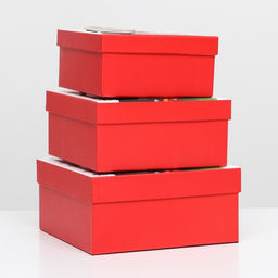 Набор коробок 3 в 1 15,5х15,5х7,5 18х18х8,5 20х20х9,5 см. - Simaland фото 2