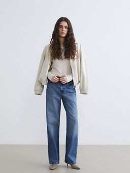 Straight Fit Kad?n Jean Pantolon