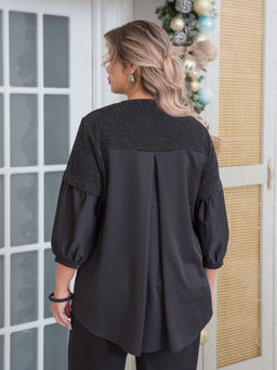 Блузка 1319-1 черный