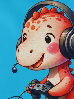 Пакет подарочный ламинированный «Маленький динозаврик», 33×42.5×10 см