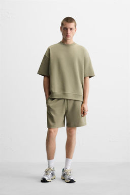 INTERLOCK TEXTURED BERMUDA SHORTS - Zara фото 28
